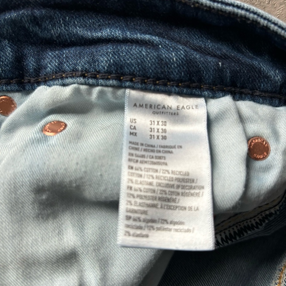 Lot of 3 mens light wash jeans 30x30 - Picture 8 of 8